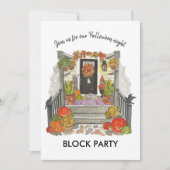 Halloween-Party Einladung (Vorderseite)