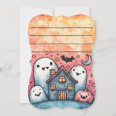 Halloween-Party Einladung 2025 (Rückseite)