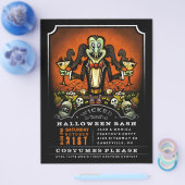 Halloween-Party Einladung 8.5 x 11 Flyer Dracula S (Einzeln)