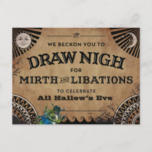 Halloween-Party-Einladung   Ästhetik Ägyptens Postkarte