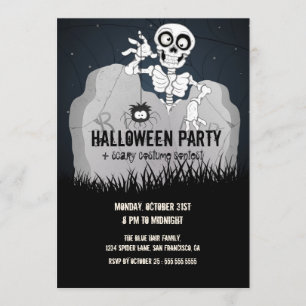Halloween-Party-Einladung Einladung