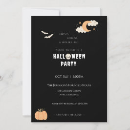 Halloween-Party-Einladung Einladung