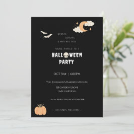Halloween-Party-Einladung Einladung