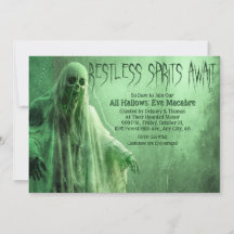 Halloween-Party-Einladung