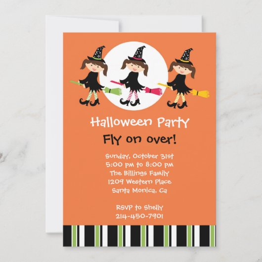 Halloween-Party-Einladung Einladung (Vorderseite)