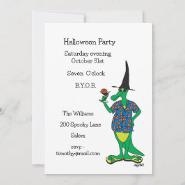 Halloween-Party-Einladung Einladung