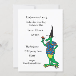 Halloween-Party-Einladung Einladung