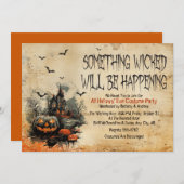 Halloween-Party-Einladung Einladung (Vorne/Hinten)