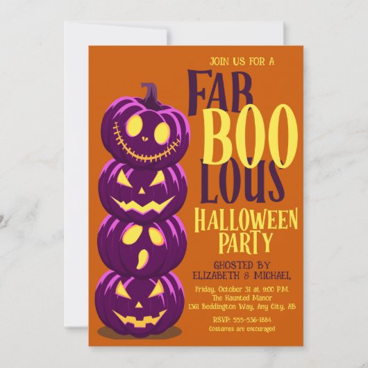 Halloween-Party-Einladung Einladung (Vorderseite)