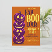 Halloween-Party-Einladung Einladung (Stehend Vorderseite)