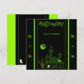 Halloween-Party-Einladung Einladung (Vorne/Hinten)