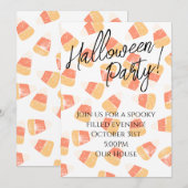Halloween-Party-Einladung Einladung (Vorne/Hinten)