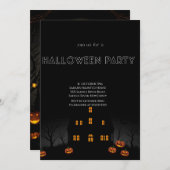 Halloween-Party-Einladung Einladung (Vorne/Hinten)