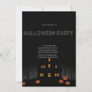 Halloween-Party-Einladung Einladung