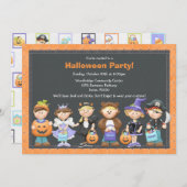 Halloween-Party-Einladung Einladung (Vorne/Hinten)
