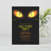Halloween-Party-Einladung Einladung (Stehend Vorderseite)