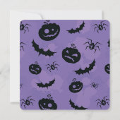 Halloween-Party-Einladung Einladung (Rückseite)