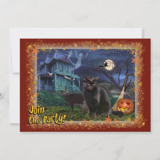 Halloween-Party-Einladung Einladung
