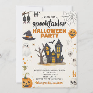 Halloween-Party-Einladung Einladung