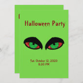 Halloween-Party-Einladung Einladung (Vorne/Hinten)