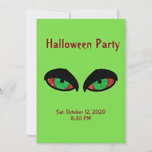 Halloween-Party-Einladung Einladung