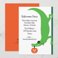 Halloween-Party-Einladung