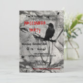 Halloween-Party-Einladung Einladung (Stehend Vorderseite)