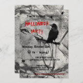 Halloween-Party-Einladung Einladung (Vorne/Hinten)