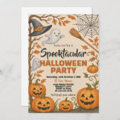 Halloween-Party-Einladung Einladung (Vorne/Hinten)