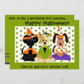 Halloween-Party-Einladung Einladung (Vorne/Hinten)