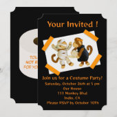 Halloween-Party-Einladung Einladung (Vorne/Hinten)