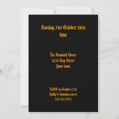 Halloween-Party-Einladung Einladung (Rückseite)