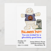 Halloween-Party-Einladung Einladung (Vorne/Hinten)