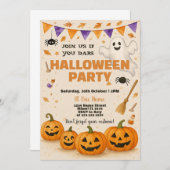 Halloween-Party-Einladung Einladung (Vorne/Hinten)