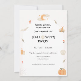 Halloween-Party-Einladung Einladung