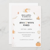 Halloween-Party-Einladung Einladung (Vorne/Hinten)