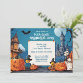 Halloween-Party-Einladung Einladung (Stehend Vorderseite)