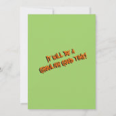 Halloween-Party-Einladung Einladung (Rückseite)