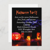 Halloween-Party-Einladung Einladung (Vorne/Hinten)