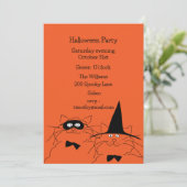 Halloween-Party-Einladung Einladung (Stehend Vorderseite)