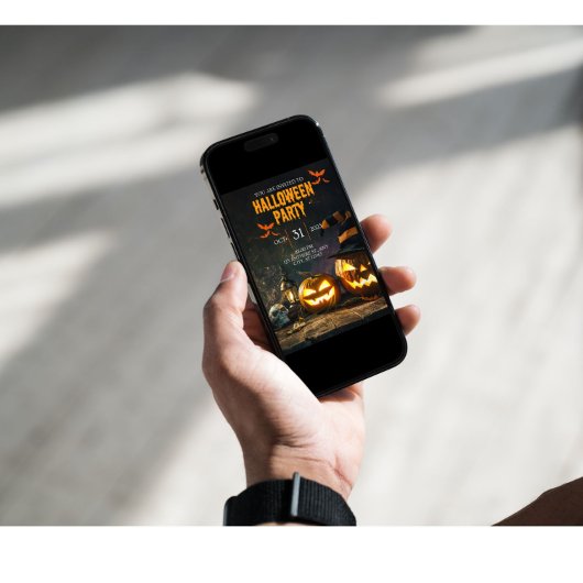 Halloween-Party-Einladung Einladung