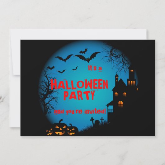 Halloween-Party-Einladung Einladung (Vorderseite)