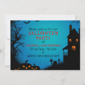Halloween-Party-Einladung Einladung (Rückseite)