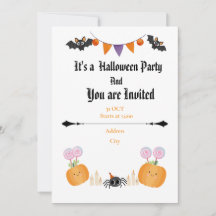 Halloween-Party-Einladung