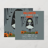 Halloween-Party-Einladung Einladung (Vorne/Hinten)