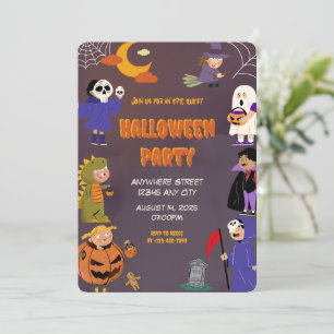 Halloween-Party-Einladung Einladung