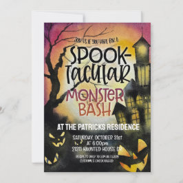 Halloween-Party-Einladung Einladung
