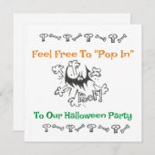 Halloween-Party-Einladung Einladung (Vorne/Hinten)