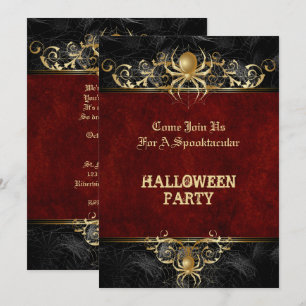 Halloween-Party-Einladung Einladung