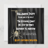 Halloween-Party-Einladung Einladung (Rückseite)